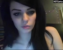 Gorgeous, Tattooed Brunette Is Getting Fucked At Home, Because She Got Money To Do It Right.