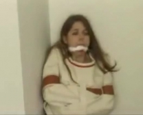 Gagged Teen Is A Real Good At Cocksucking, Because She Knows How To Relax A Guy.