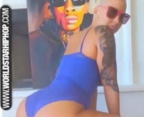 Amber Rose Puts On A Super Erotic Costume And Seems To Like It, Until She Gets Fucked Hard