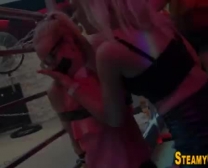 Busty Cfnm Teens Pleasuring Strippers