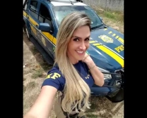 Blondine In Polizei Callie Gefickt Und Bläst Richtig