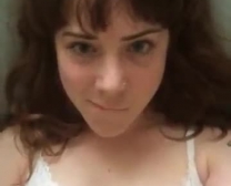 Shaggy Blue Eyed Lesbo Toying Her Ass On Webcam