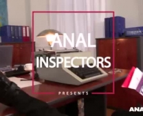 Anal Inspectors In Black Soaked Spandex Hr