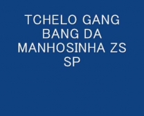 Fantasía Gang Bang Dick Chupando Par.