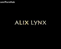 Alix Lynx And Ani Black Fox Share A Big Cock.