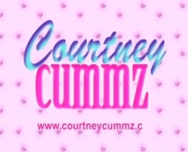 Courtney Cummz Was Wearing Black, Fishnet Stockings While Her Lover Was Eating Her Hairy Pussy.