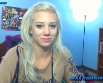 Barely Legal Blonde Likes To Use A Fucking Machine And Get Down On Her Knees To Suck It