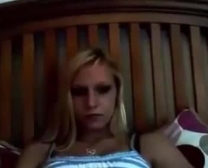 Skinny Blonde Skank Fucked After Giving Blowjob