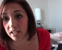 Aroused Teenager Latina Bi-Atch Demonstrating Her Deep Facehole Abilities