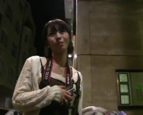 Japanese Stunner Tears Up Ample Cock To Stranger In Europe