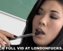 Large Breast Asian London Keyes Humped After Class