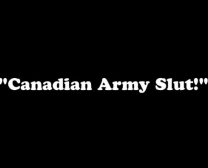 Ejército Canadiense Cockslut Shanda Fay Se Asoló