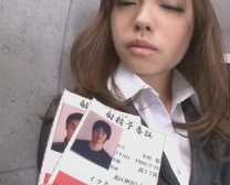 Biuro Nastoletnia Aiko Hirose Wykończenia Pochwy Creamed